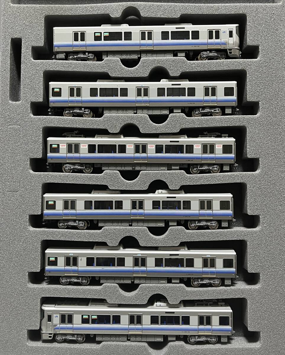 KATO 改造品 JR 225系5100番台 阪和線タイプ 6両編成 転落防止幌無し 車両のみ 塗装塗り替え デカール貼付品 関空 紀州路快速 223系併走等_画像3