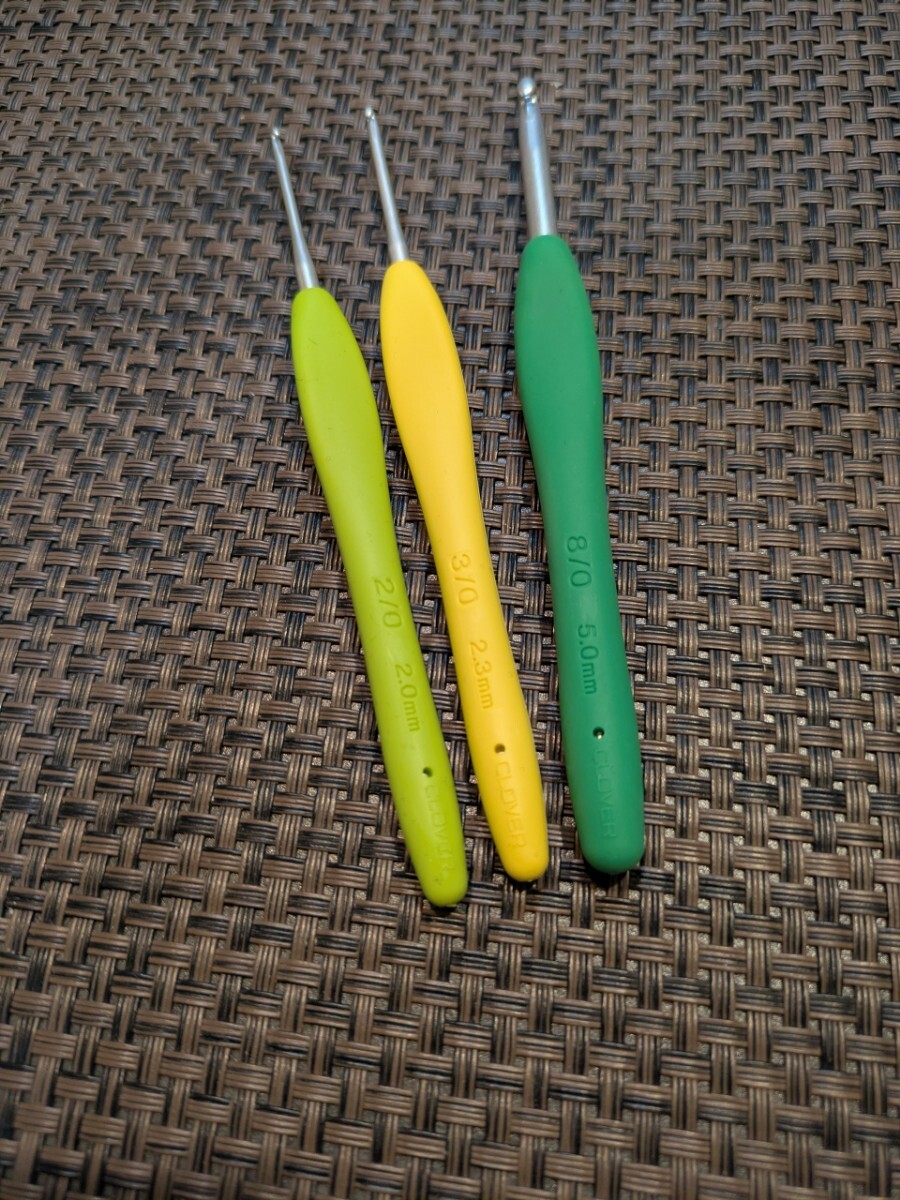 かぎ針6本まとめ売り　クロバー3本あり_画像2