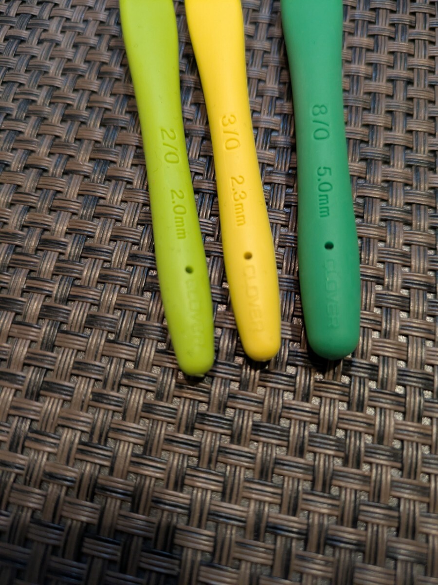 かぎ針6本まとめ売り　クロバー3本あり_画像3