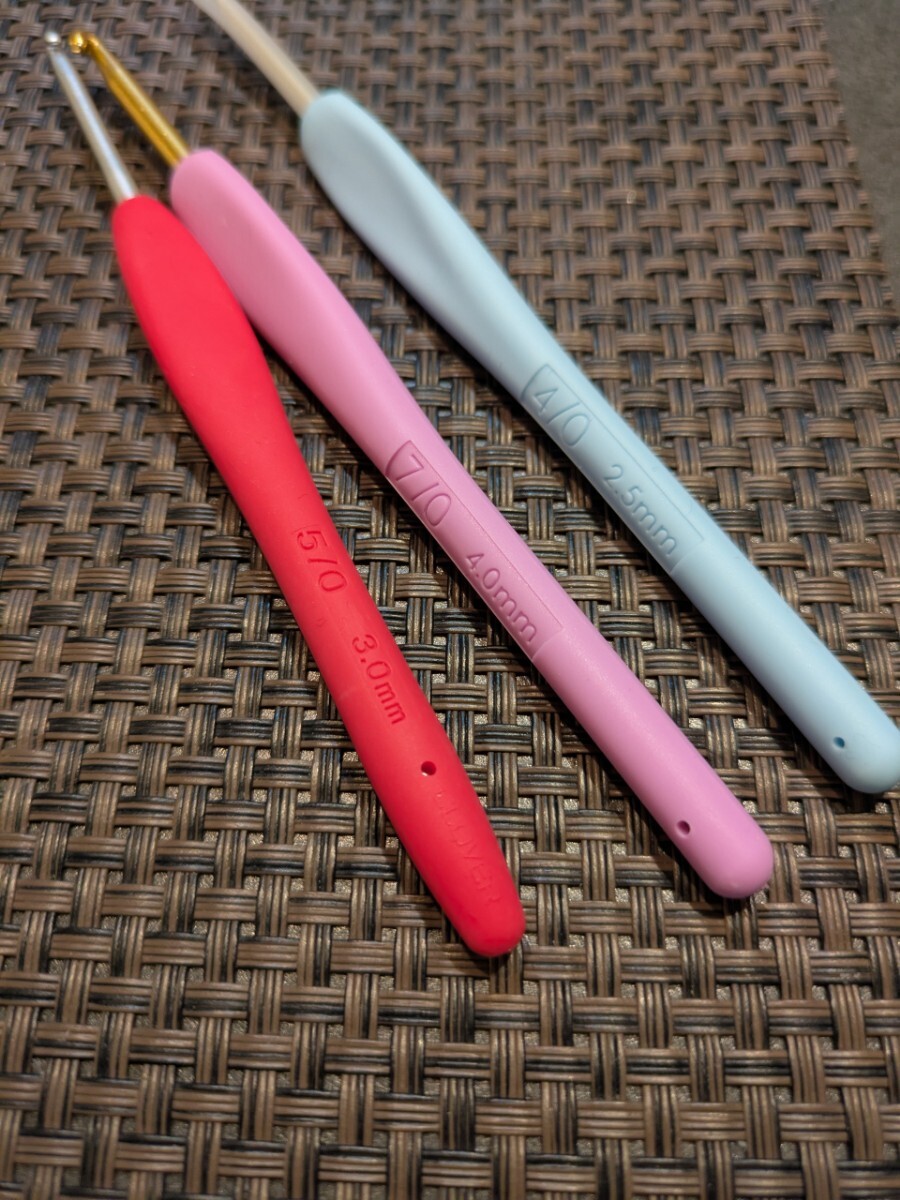 かぎ針6本まとめ売り　クロバー3本あり_画像4