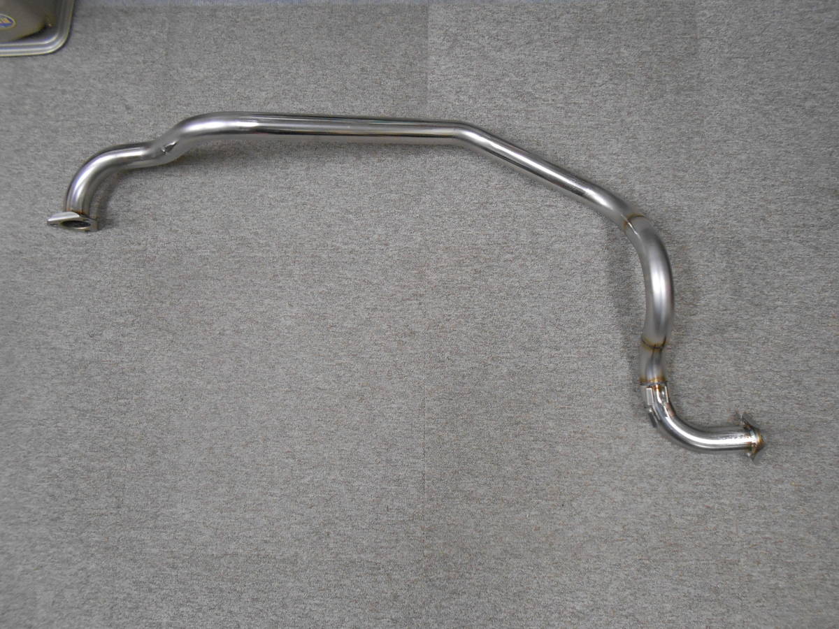 三菱ジープ J54 ワイド用 昭和55年式から 純正タイプ オールステンレスマフラー一式 そのまま装着可能 日本国内送料無料_画像3