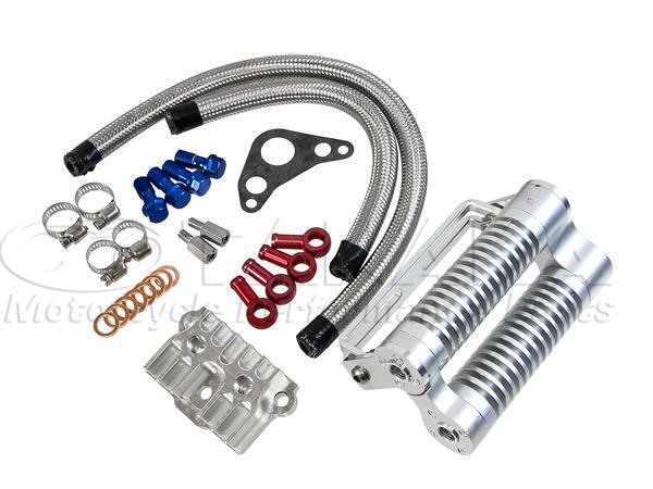  универсальный aluminium billet маслоохладитель комплект ( шланг 2 шт есть ) [Y1516] Monkey * Dux * Chaly и т.п. рисовое поле средний association 