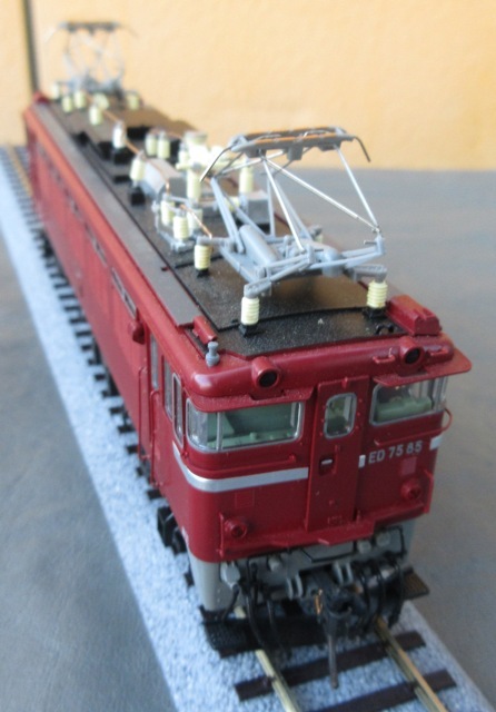 ☆箱付き☆TOMIX HO-110 国鉄 ED75形 電気機関車 ひさし付 HOゲージ 鉄道模型 トミックス_画像6