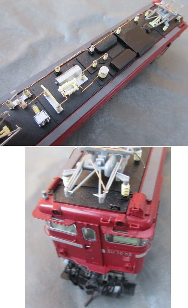 ☆箱付き☆TOMIX HO-110 国鉄 ED75形 電気機関車 ひさし付 HOゲージ 鉄道模型 トミックス_画像10