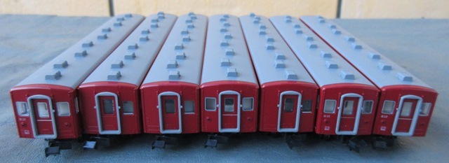 ☆ケース付き☆KATO 10-1306 50系 51形客車 7両セット Nゲージ 鉄道模型 カトー レトロ電車_画像4