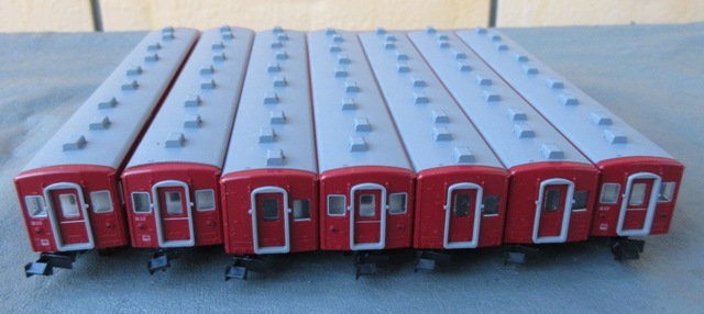 ☆ケース付き☆KATO 10-1306 50系 51形客車 7両セット Nゲージ 鉄道模型 カトー レトロ電車_画像6