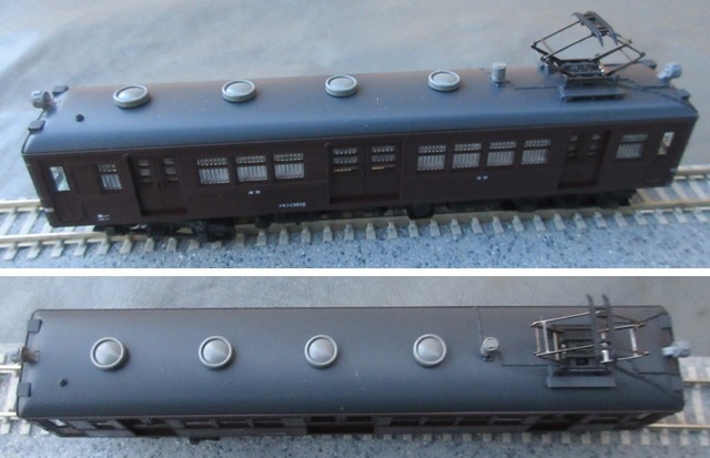 ☆車両美品☆ケース付き KATO 4969 クモニ13(茶) M車 Nゲージ 鉄道模型 カトー 旧国鉄 レトロ電車_画像6