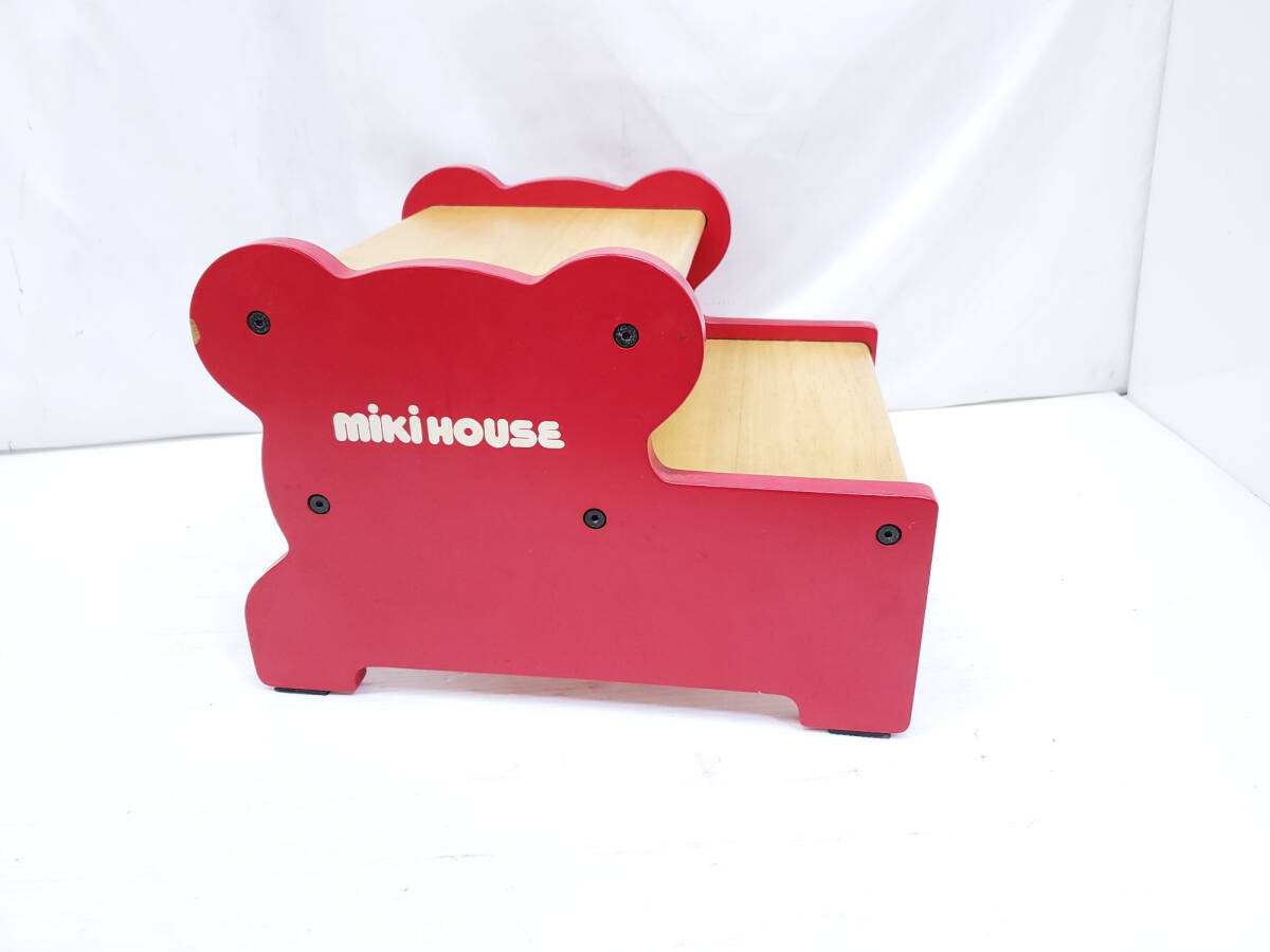 § A32530 MIKI HOUSE ミキハウス 踏台ステッパー クマさん 非売品 椅子 ベビー家具 ベビー用品 中古品_画像6