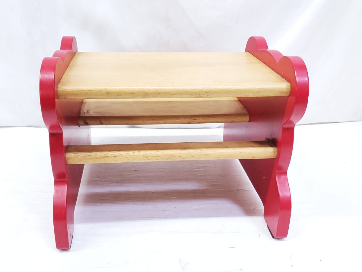 § A32530 MIKI HOUSE ミキハウス 踏台ステッパー クマさん 非売品 椅子 ベビー家具 ベビー用品 中古品_画像8