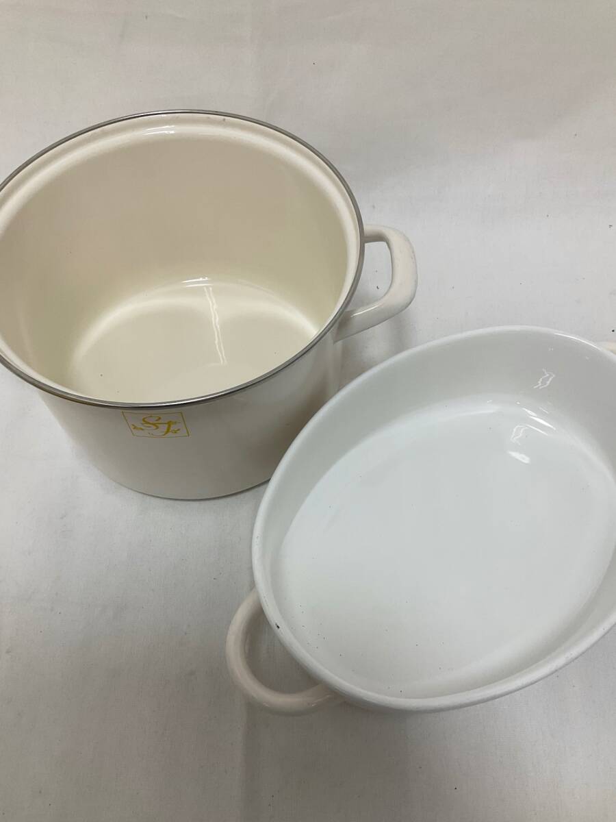 ‡ 0405 Fuji сигнал low сигнал low кастрюля 2 шт. комплект кастрюля с двумя ручками жаростойкий контейнер IH соответствует 