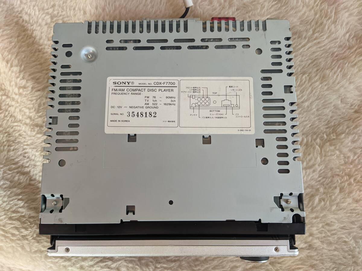 SONY CDX-F7700 ソニー ②_画像6