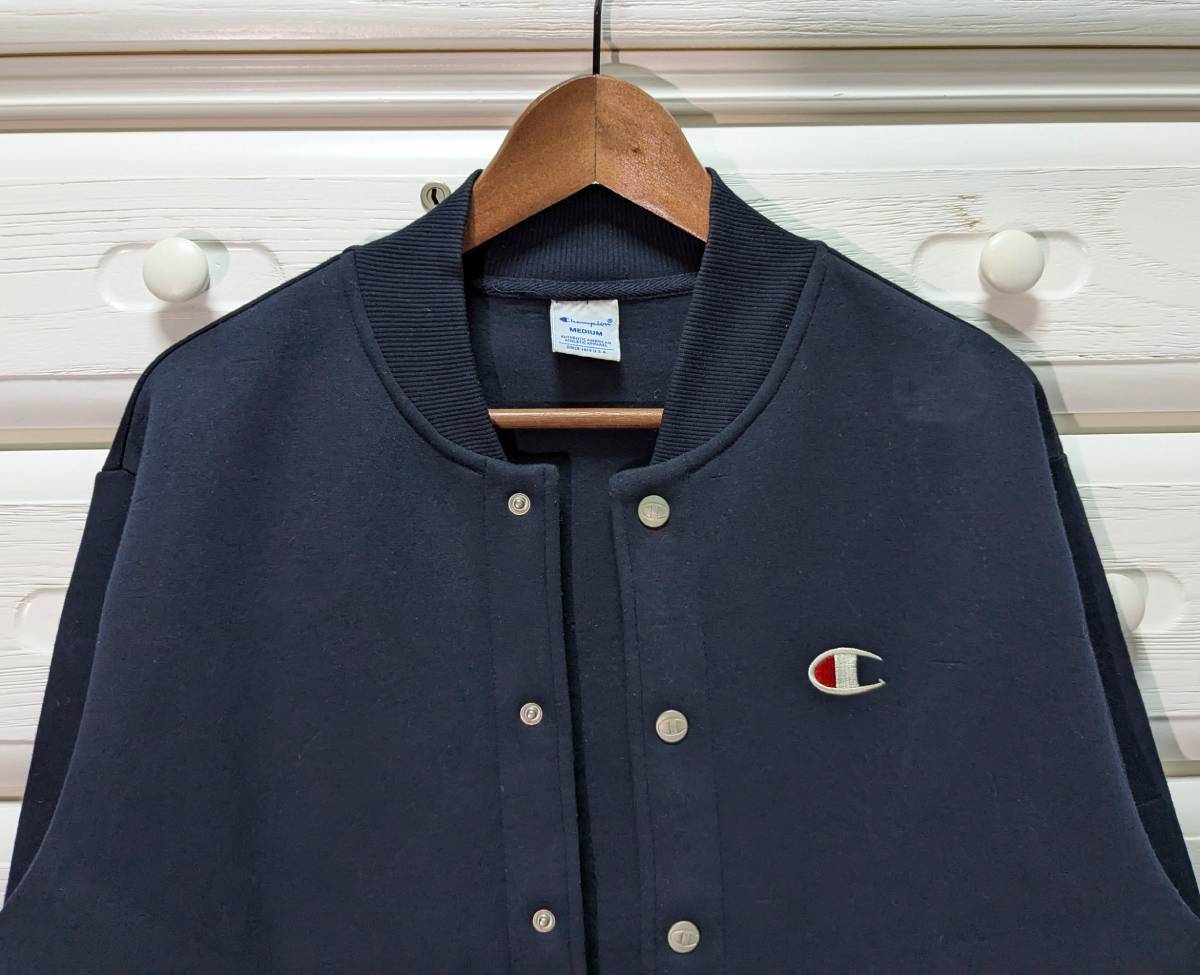 Champion チャンピオン Wrap-Air スナップジャケット C3-NS030 スタジャン ポリエステル_画像6