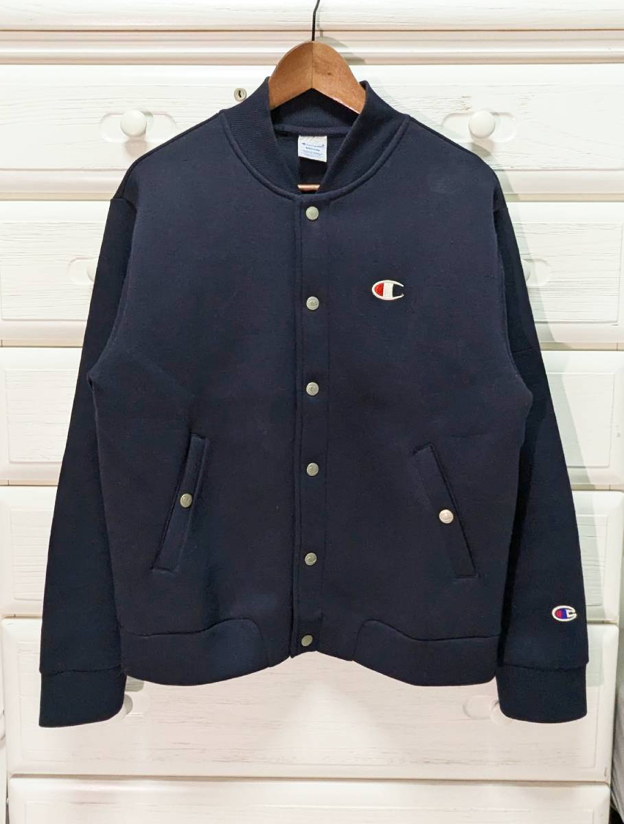 Champion チャンピオン Wrap-Air スナップジャケット C3-NS030 スタジャン ポリエステル_画像1