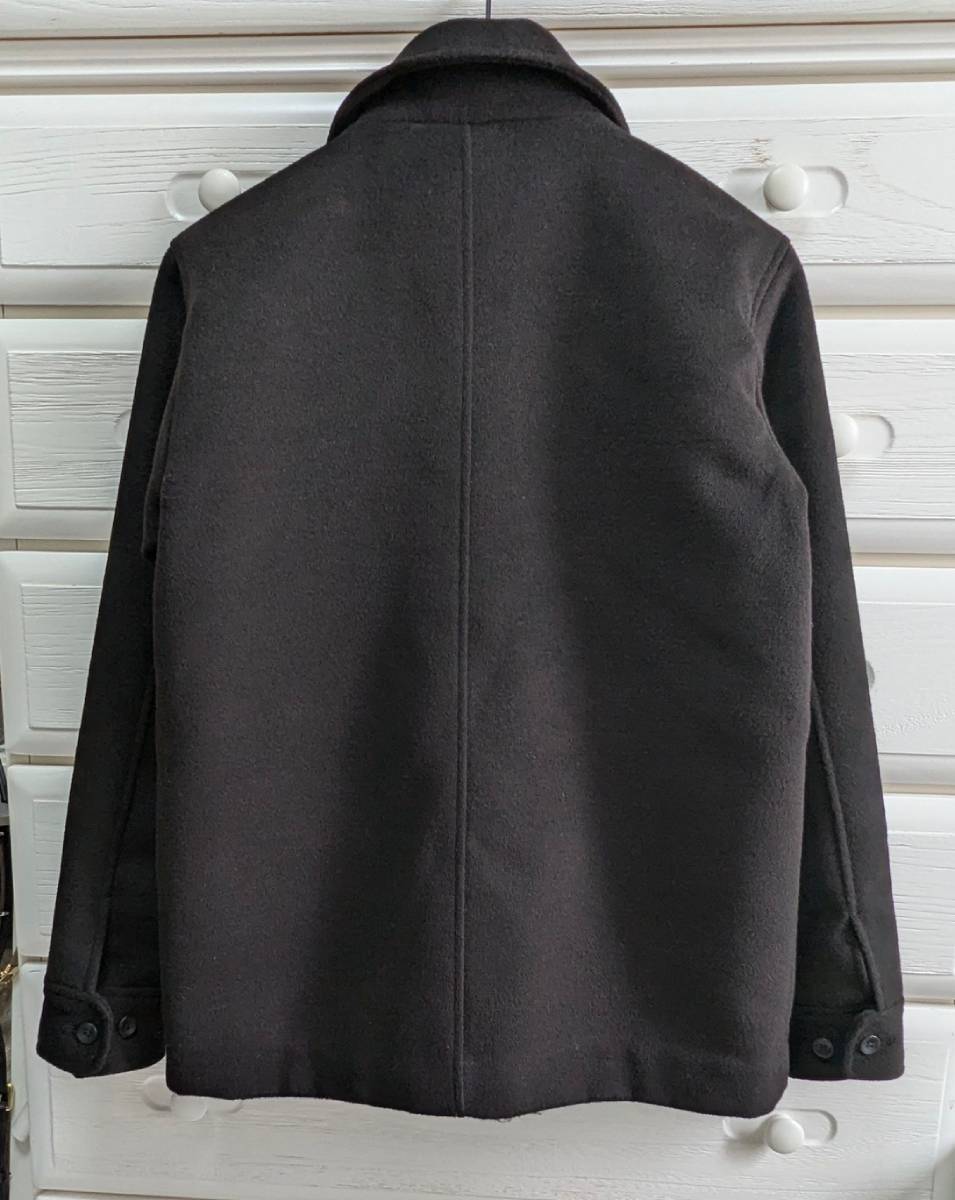 417 EDIFICE(417 by EDIFICE) エディフィス メルトンジャケット 19-011-312-4011-3-0 ウール ブラウン_画像4