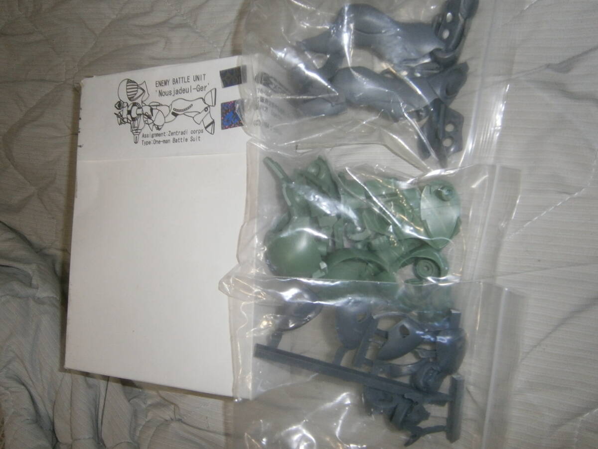 ガレージキット ワンフェス Experten1/100 マクロス ヌージャデルガー劇場版とゼントラーディ兵_画像3