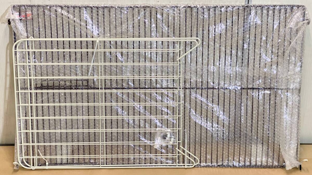 ※1円スタート【極美品】グリーンライフ 大型ストーブガード(三方式) 幅102x奥行47.5x高さ63cm 植毛仕上げ_画像3