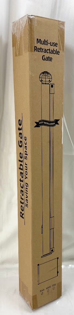 ※1円スタート【極美品】Ycozy BabySafe ベビーゲート ロール 巻き取り最大取付幅140cm 高さ86cm SG018 ブラック_画像6