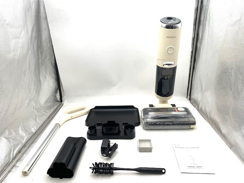 ※1円スタート【美品】mindoo AquaX ミンドーアクアエックス 水拭き掃除機 MIA-N001 CRM_画像2