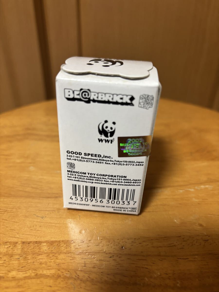 メディコムトイ ベアブリック WWF パンダ 100% MEDICOM TOY BE@RBRICK_画像2