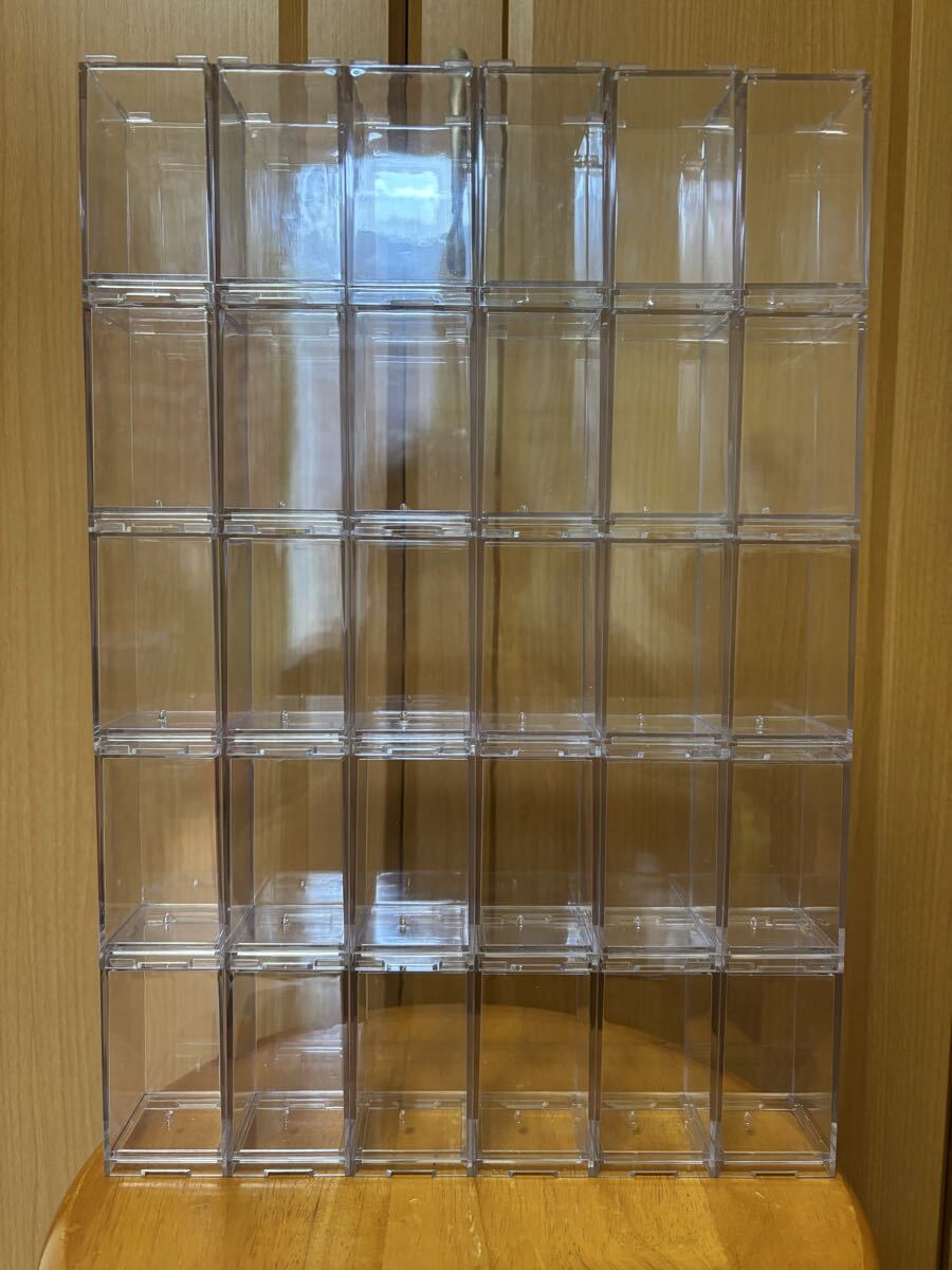 クリアディスプレイボックス 30個 セット コレクションケース ベアブリック BE@RBRICK KUBRICK キューブリック_画像1