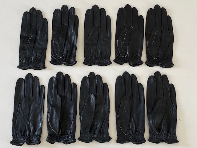 ＼☆在庫処分価格☆／☆訳あり☆ 【送料185円】☆ゴルフ 手袋 左手 ゴルフグローブ 黒 ブラック サイズ 22 10枚セット ①_画像2