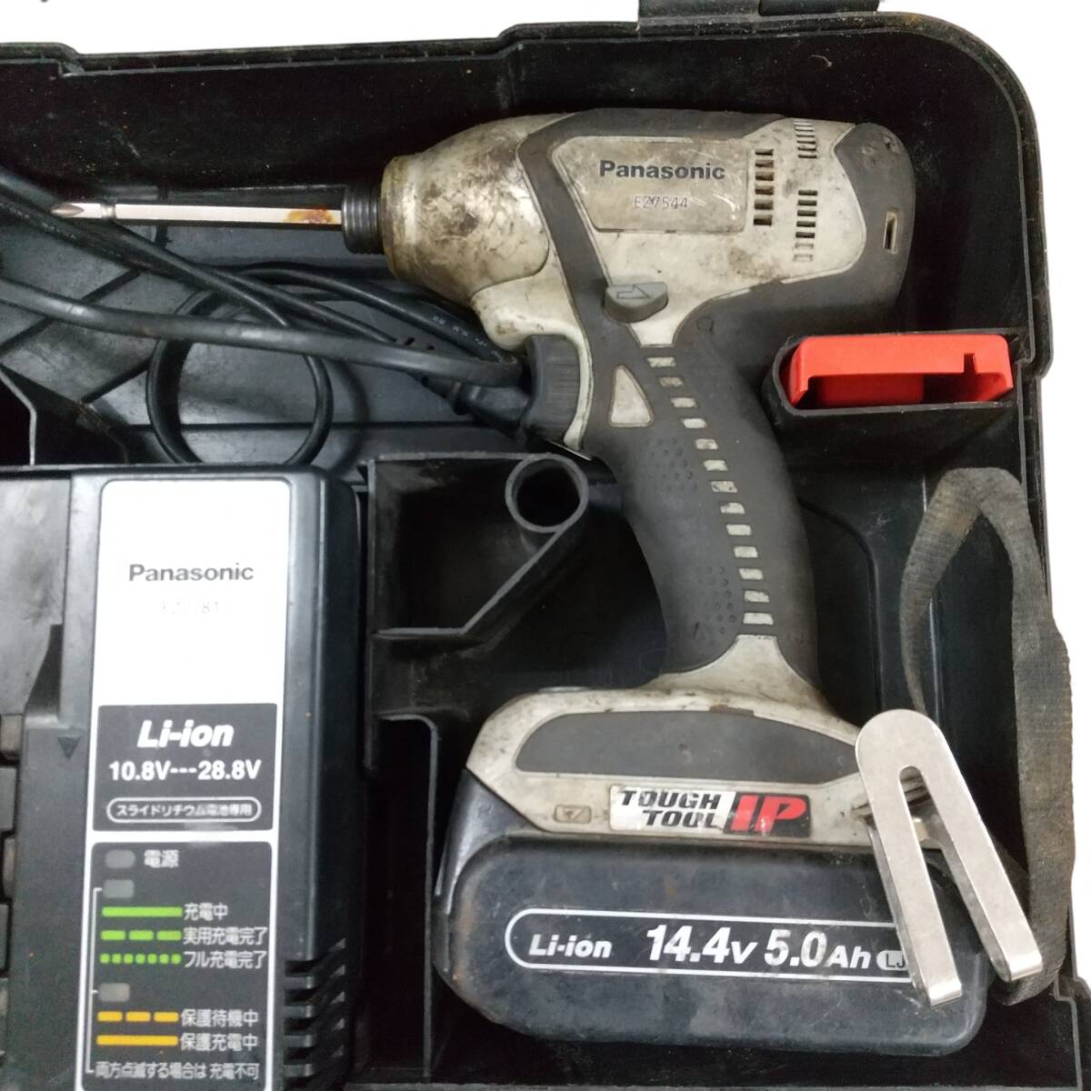 ◎パナソニック◎Panasonic 14.4V 充電インパクトドライバー 4.2Ah EZ7544 動作確認済 即発送_画像2