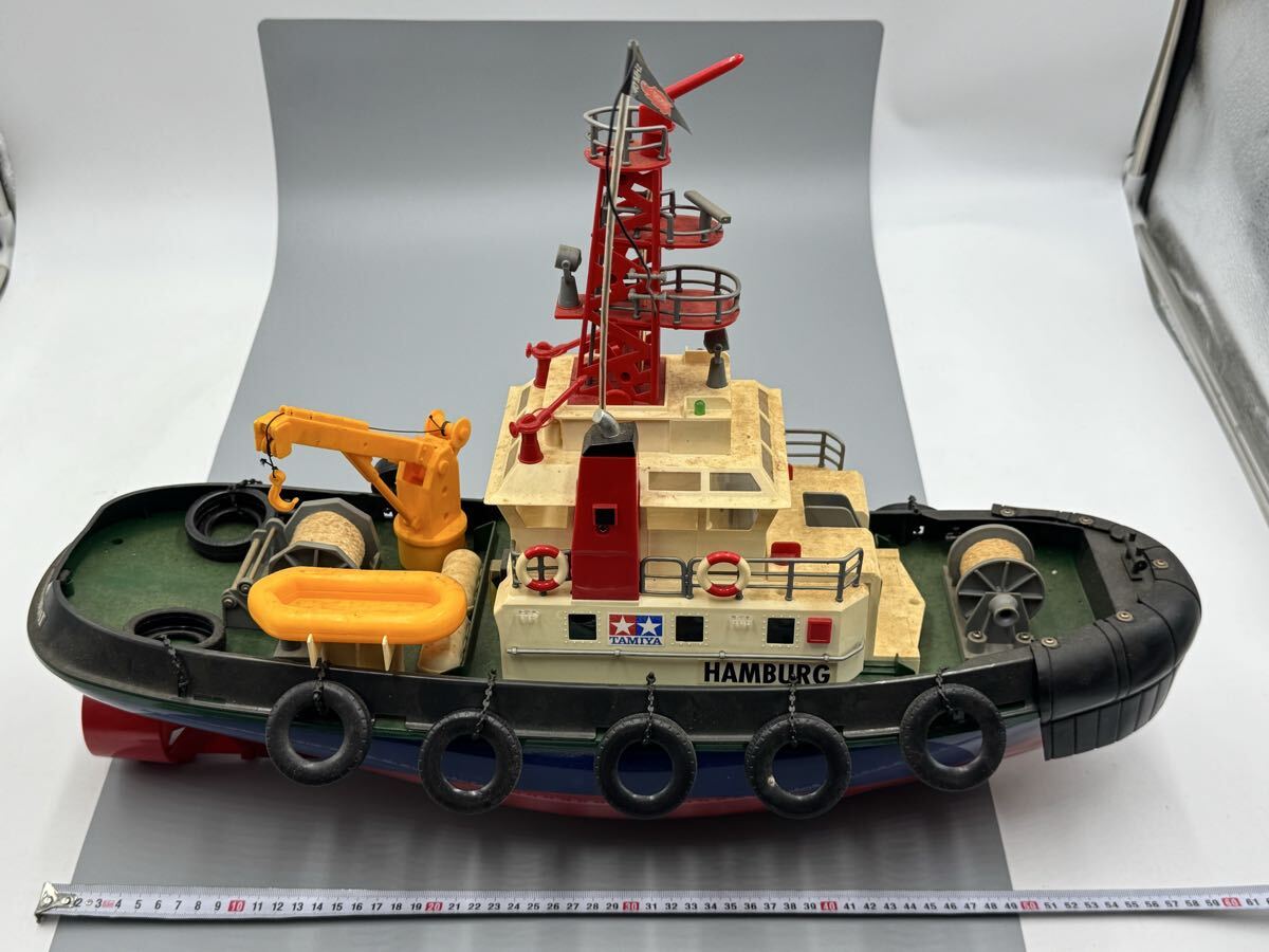 左棚【ジャンク・本体のみ】TAMIYA RC HARBOUR BOAT 電動RCボート タミヤ ハーバーボート_画像8