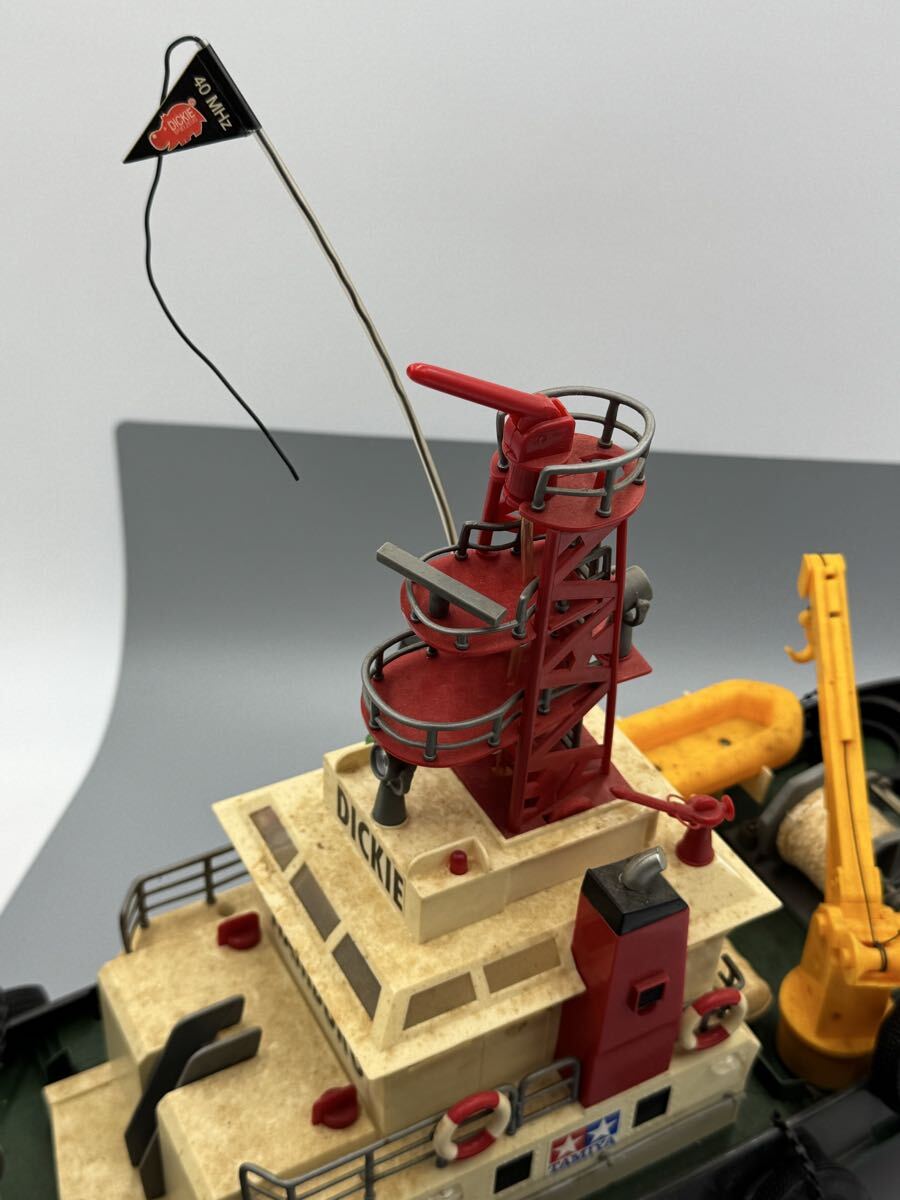 左棚【ジャンク・本体のみ】TAMIYA RC HARBOUR BOAT 電動RCボート タミヤ ハーバーボート_画像3