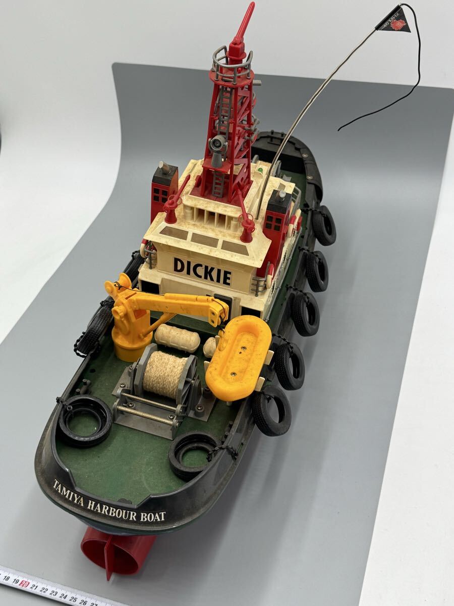 左棚【ジャンク・本体のみ】TAMIYA RC HARBOUR BOAT 電動RCボート タミヤ ハーバーボート_画像7