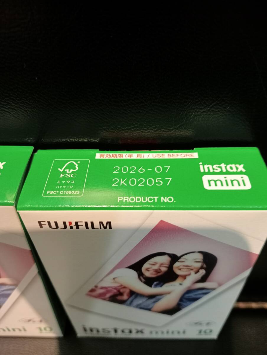 00送料¥180!チェキフィルム10枚入りを2個合計20枚新品未使用_画像2