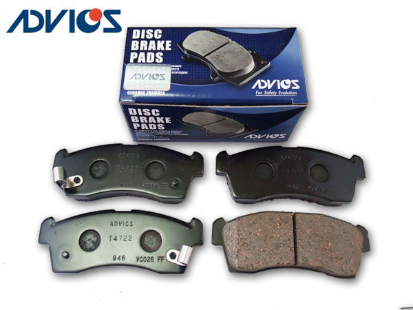 ブレーキパッド エブリイ DA17V DA17W H27.2～ フロント 前 アドヴィックス 日本製 フロントパット スズキ_画像1