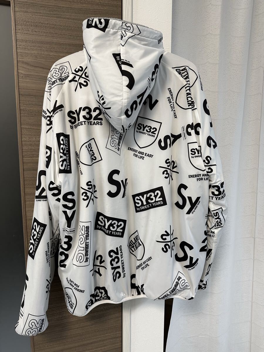 SY32 by sweet years POLARTECリバーシブル 総柄 パーカー_画像2
