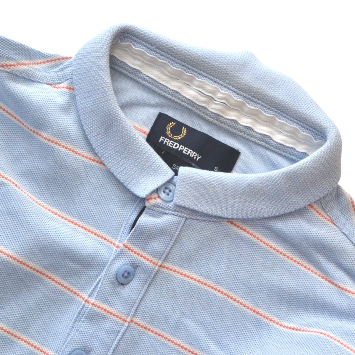 FRED PERRY Fred Perry окантовка рубашка-поло месяц багряник японский . Logo M9275 размер S мужской tops Slim Fit мужской M179121