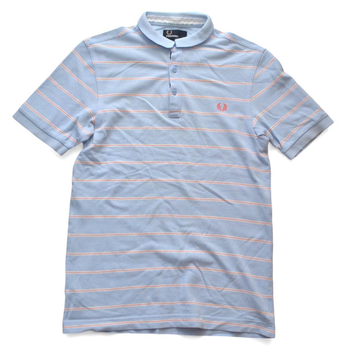 FRED PERRY Fred Perry окантовка рубашка-поло месяц багряник японский . Logo M9275 размер S мужской tops Slim Fit мужской M179121