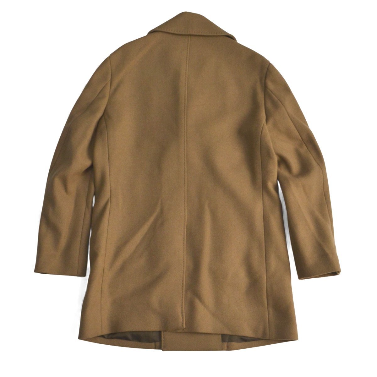 EDIFICE エディフィス D-SoPi Pコート WOOL PEA COAT ウールピーコート 金ボタン カシミア混 サイズL 定価59400円 メンズ 20AW M278940_画像2