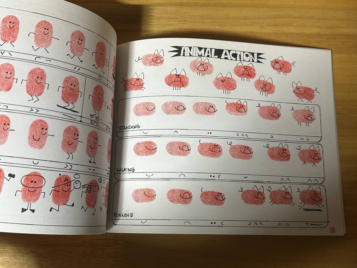 ★エド・エンバリー　『 ED EMBERLEY’S　GREAT THUMBPRINT　DRAWING BOOK 』　親指スタンプのお絵描き絵本★洋書_画像4