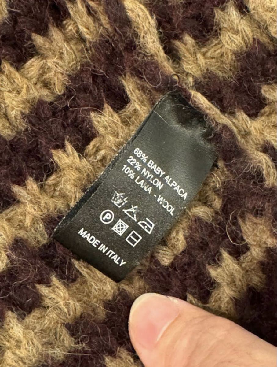 【新品】ROBERTO COLLINA ロベルトコリーナ ニットカーディガン 46 48 ザノーネ クルチアーニ グランサッソ ドルモア_画像4