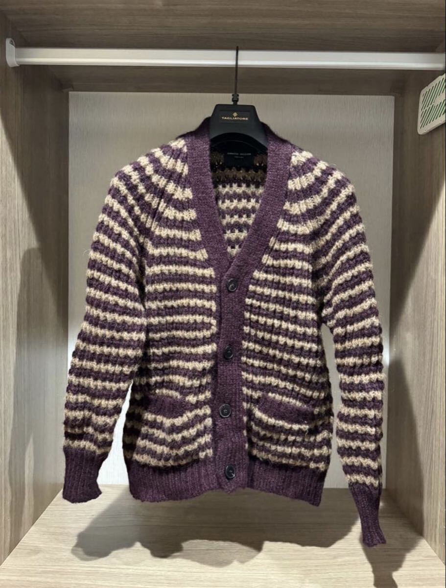 【新品】ROBERTO COLLINA ロベルトコリーナ ニットカーディガン 46 48 ザノーネ クルチアーニ グランサッソ ドルモア_画像2