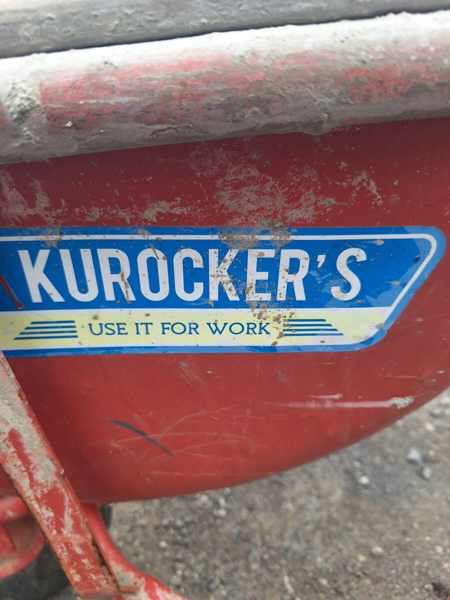 KUROCKER’S 一輪車 ノーパンクタイヤ 赤☆引取り歓迎☆_画像2