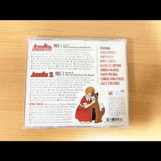 【2Disc CD】Annie The Broadway Musical 30th Anniversary Production アニー2 ブロードウェイ_画像2