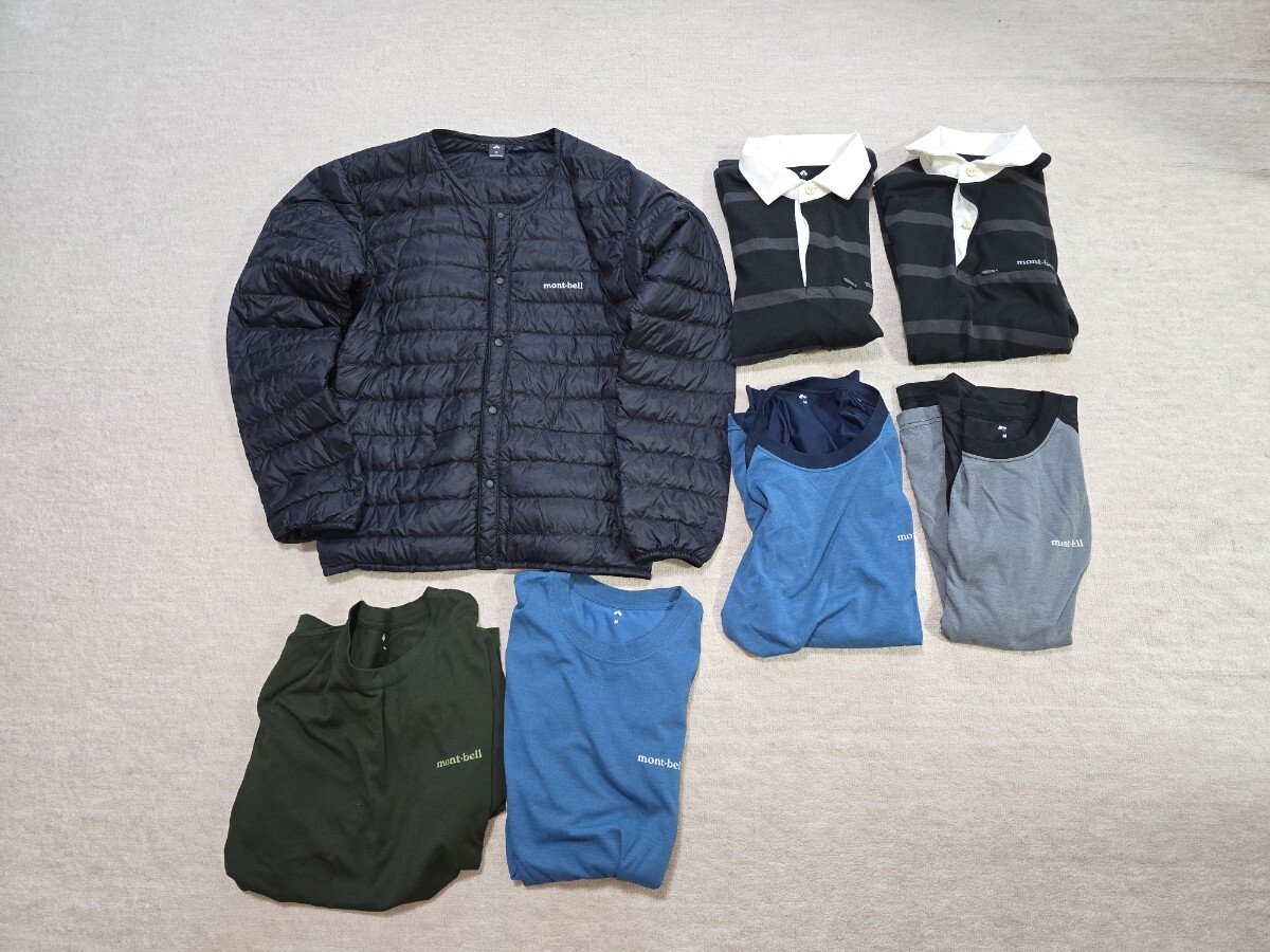 mont-bell　インナー類　古着一式_画像1