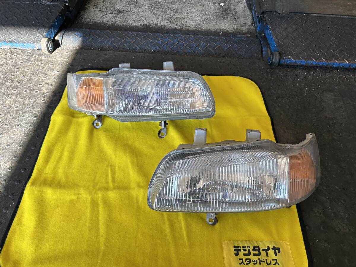 希少品？　ホンダ　ビート　PP1 純正ヘッドライト　左右セット！ストック品やカスタムベース品等に！_画像1