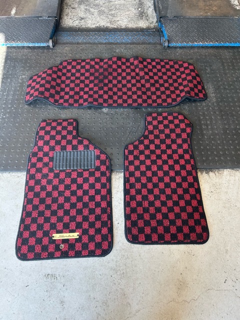 希少品?当時モノ純正OP? ホンダ ビート PP1 フロアマット+リヤマットセット!_画像1