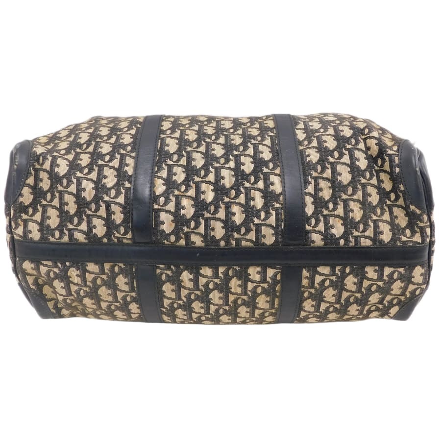 1円■ディオール ボストンバッグ マルチカラー系 キャンバス×レザー トロッター ChristianDior ■E.Cmr.pS-16_画像5