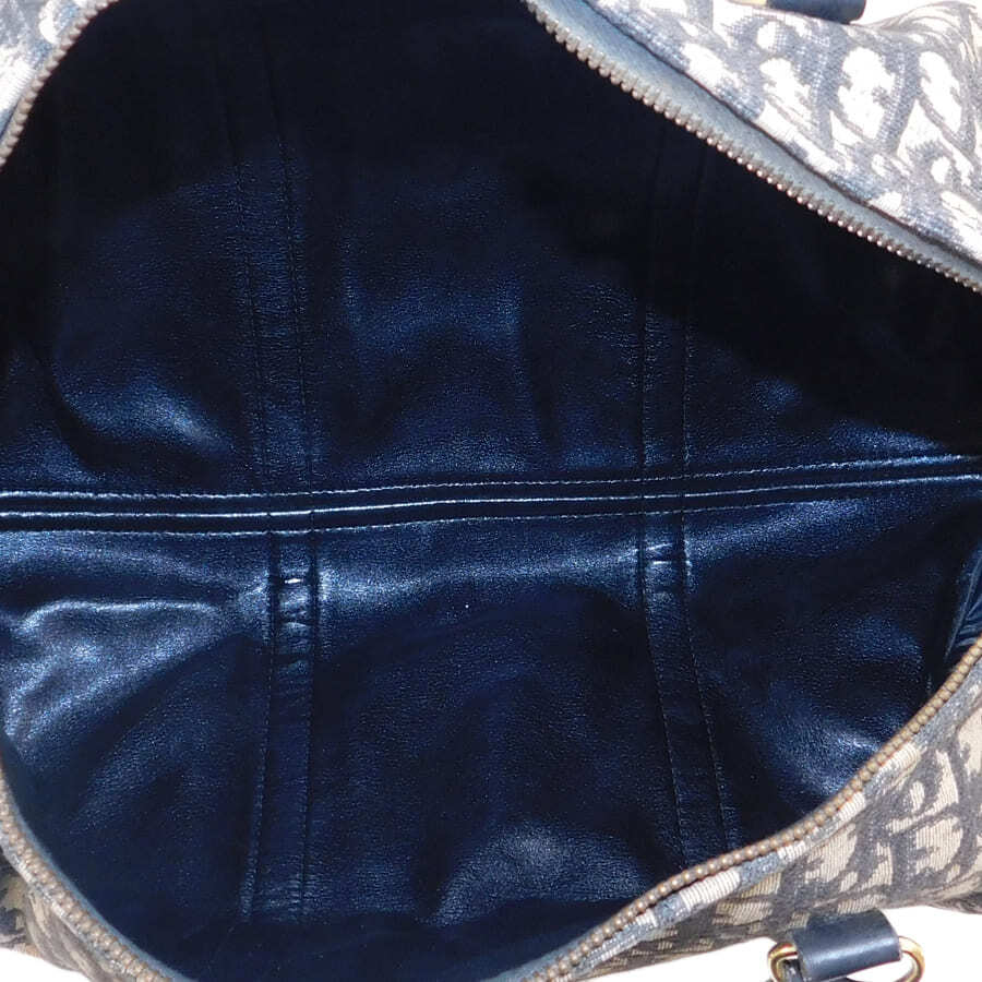 1円■ディオール ボストンバッグ マルチカラー系 キャンバス×レザー トロッター ChristianDior ■E.Cmr.pS-16_画像7