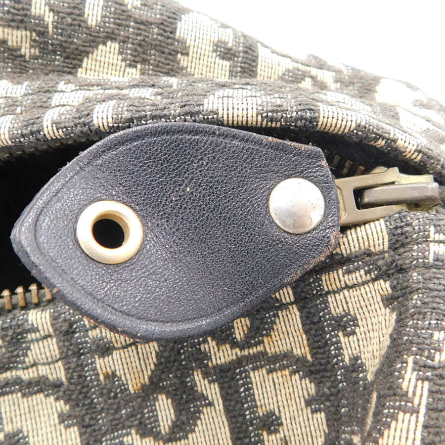 1円■ディオール ボストンバッグ マルチカラー系 キャンバス×レザー トロッター ChristianDior ■E.Cmr.pS-16_画像8