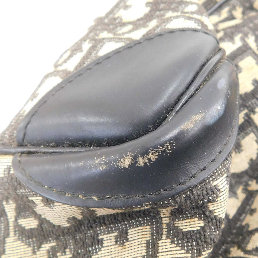 1円■ディオール ボストンバッグ マルチカラー系 キャンバス×レザー トロッター ChristianDior ■E.Cmr.pS-16_画像9