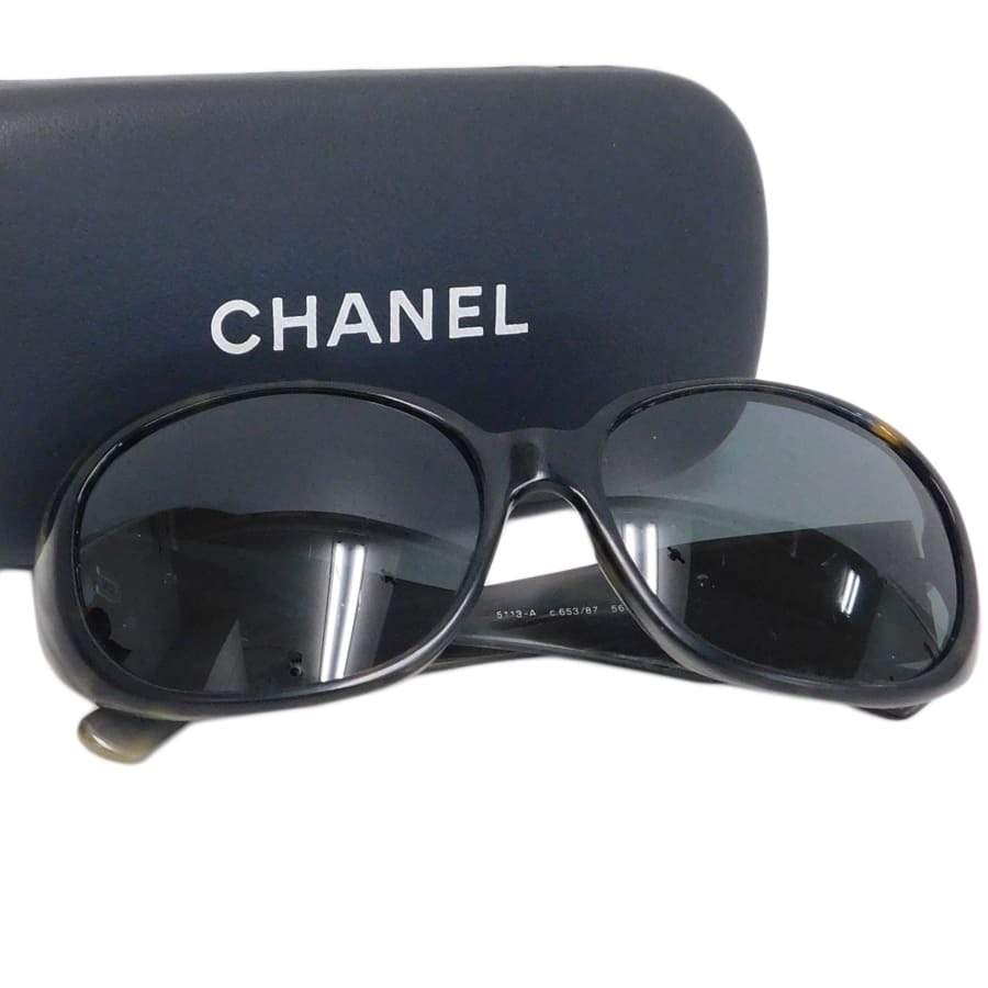 1円■シャネル サングラス 5113-A c.653/87 マルチカラー系 プラスチック お洒落 CHANEL ■E.Cse.tI-12_画像1