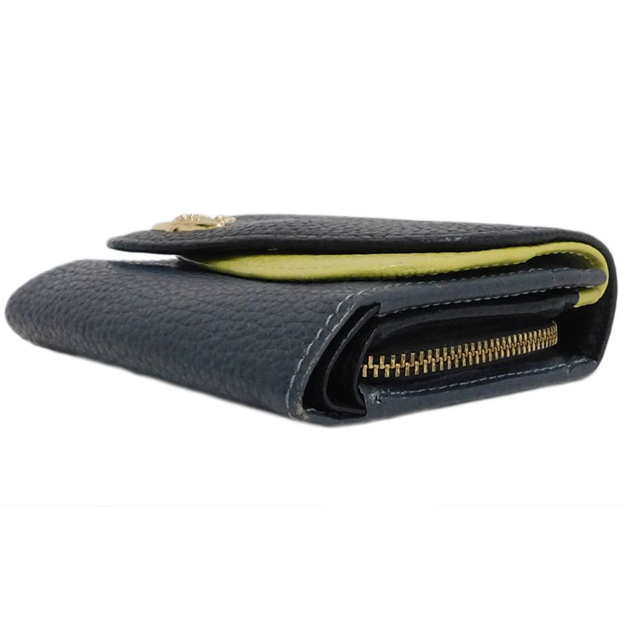 1円■ヴィヴィアンウエストウッド 三つ折り財布 ブラック×ミントグリーン系 Vivienne Westwood ■E.Bor.pS-14_画像5