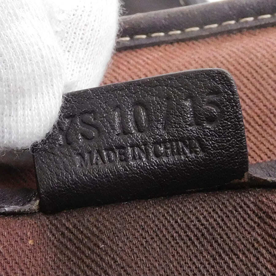 1円■セリーヌ ハンドバッグ トリオンフ ブラウン系 キャンバス×レザー レディース 上品 お洒落 CELINE ■E.Ber.tI-16_画像8